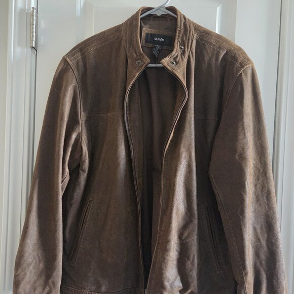 Alfani Leather Bomber - Picture 1 of 16